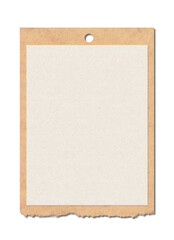 blank note paper on cork board