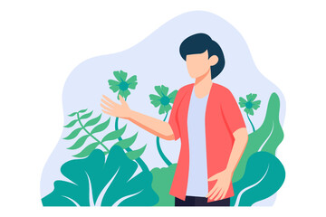 Earth Day Flat Design Illustration