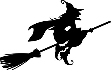 Witch silhouette