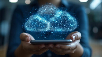 Futuristic business transformation concept, showcasing advanced technology integration and innovation. Visualizing a digital evolution through interconnected systems, symbols, and strategic growth