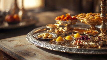 Minimalist Background for Hindu Festival Celebration with Traditional Indian Cultural Elements.
