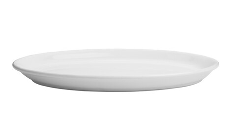 Empty plate isolated on a transparen png.