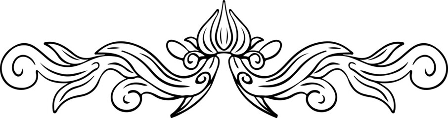 luxury border divider