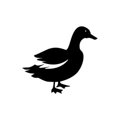 Duck logo vector illustration design template. Duck icon with attractive design.