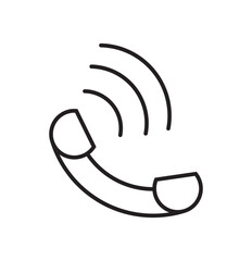 Phone icon vector. telephone symbol vector illustration.  Phone icon set. Call sign. Flat illustration of vector icon on white background. 