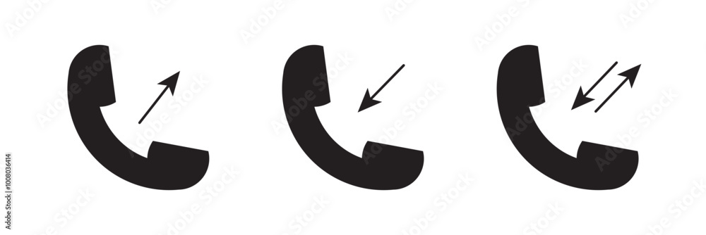 Poster call icon vector for web and mobile app. telephone sign and symbol. phone icon. contact us. phone ic