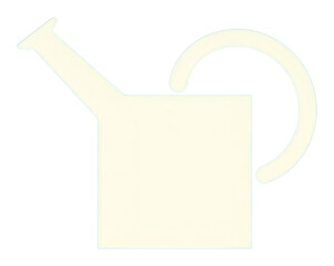 Obraz premium PNG Watering can icon refreshment kettle symbol.