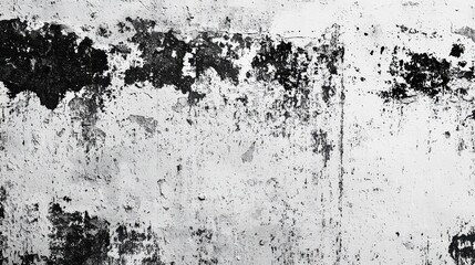 Obraz premium Abstract grunge black and white distressed texture background with rough, scratched, and weathered patterns, perfect for industrial, vintage, or edgy design projects