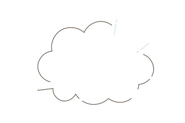 シンプルな吹き出し