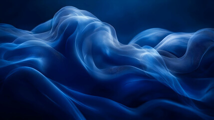 Obraz premium Abstract Blue Wave Background Illustration