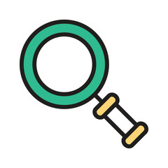 Magnifying glass for closely examining small details in research