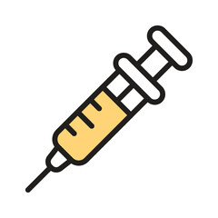 Syringe for injecting or extracting liquids, symbolizing medical and biological sciences