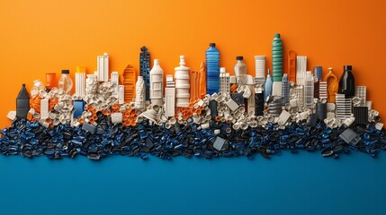 From Waste to Power: Creative Concept of Plastic Transformation into Renewable Energy Sources