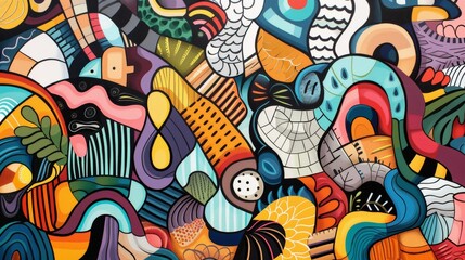 Overwhelmed Sensations: Abstract Art Depicting Autism Spectrum Sensory Overload