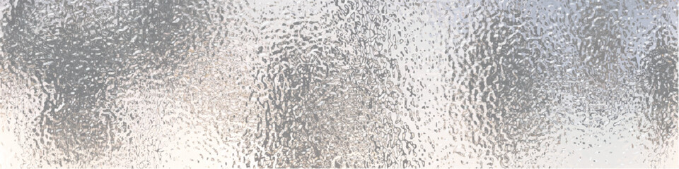 Light matte surface. Plastic glass. Frosted winter window glass. White gray gradient transparent background	