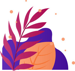 Liquid Abstract Floral Aesthetic Corner