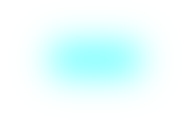 Blue round gradient transparent background