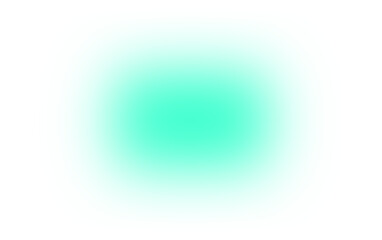 Green round gradient transparent background