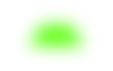 Green round gradient transparent background