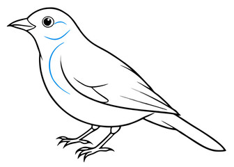 High-Quality Bluebird Vector