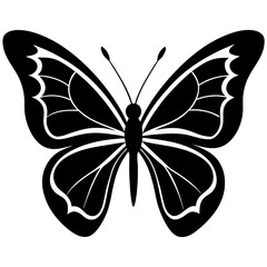 05..Versatile butterfly silhouette vector for printable designs. Perfect for mugs, t-shirts, books, and more. Downloadable in  SVG formats.