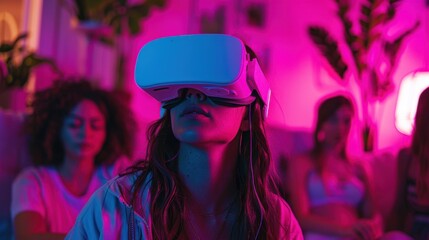VR Social Spaces: Connect with friends in immersive virtual environments. Host parties, play games, or simply hang out, creating shared experiences beyond physical limits.
