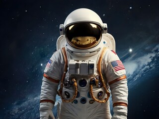 astronaut on the moon