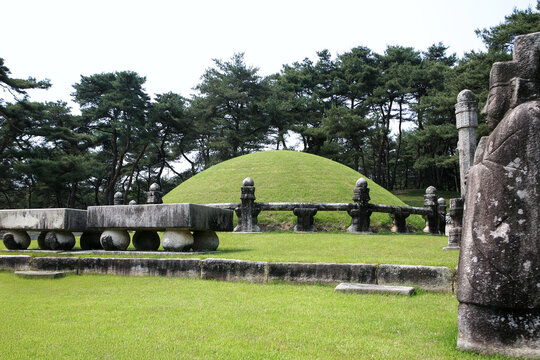Royal tomb of King Sejong, a famous king of Joseon Dynasty