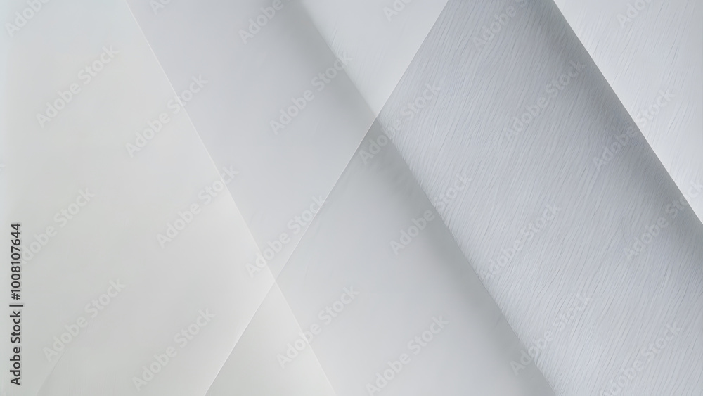 Poster abstract white background, paper page texture for cover design presentation. geometric white and gre