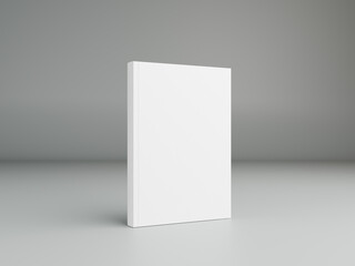 3d Render blank book for mockup design book cover