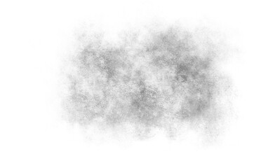 Transparent Black Grunge Texture Shape