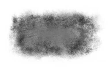 Transparent Black Grunge Texture Shape