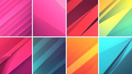 Fototapeta premium Bright, colorful abstract design background.