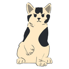 Cute Cate Animal Illustration