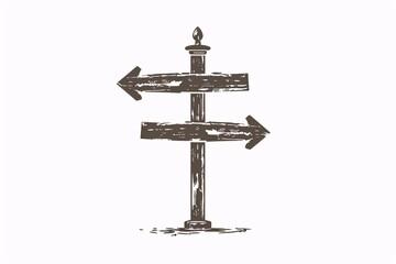 Guide Symbol Logo Indicator Pointer Isolated Shape Icon.