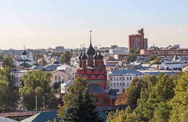 Yaroslavl, Yaroslavl region, Russia - 14.09.2024. Church of the Epiphany