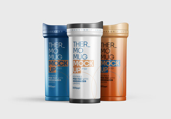 Thermos Cup Mockup
