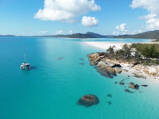 Whitehaven beach, most perfect white sand beach in Australia