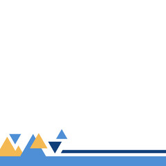 Business Geometric Footer