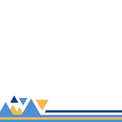 Business Geometric Footer