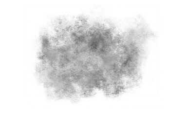 Transparent Black Grunge Texture Shape