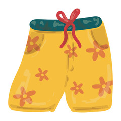 Summer Short Pant Illustration