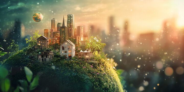 World Habitat Day Concept