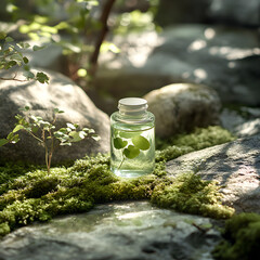 Glass Jar Among Nature’s Beauty