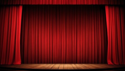 red curtain with spotlight,Luxurious Red Curtain and Golden Circle Frame with Flashing Light Bulbs - Modern Digital Art Animation,46