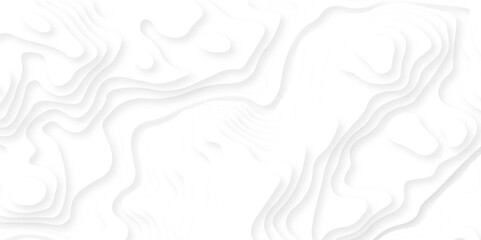 Topographic canyon geometric map relief texture with curved layers and shadow. Realistic papercut texture with wavy layers. 