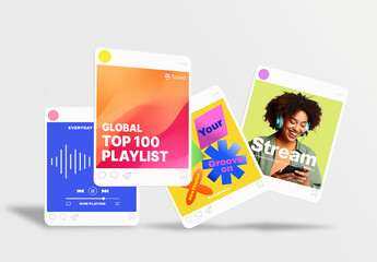 Social Media Posts Mockup