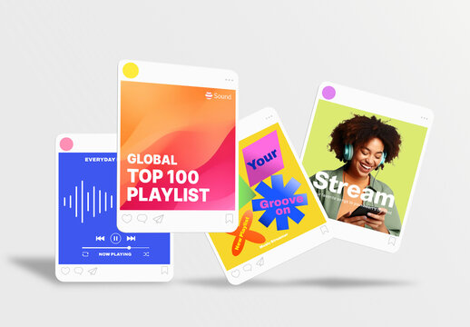 Social Media Posts Mockup