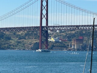 Suspension bridge, at Lisban