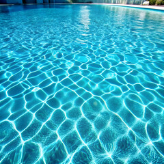 Obraz premium clear water in swimming pool